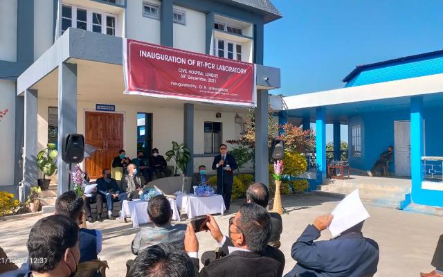 The long-awaited RT-PCR Lab inaugurated at Lunglei today