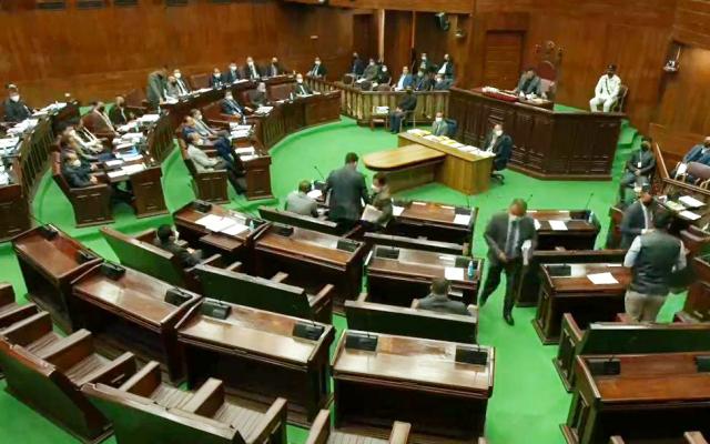 Day 2 of Legislative Assembly Budget Session: Opposition members leave the House in anger