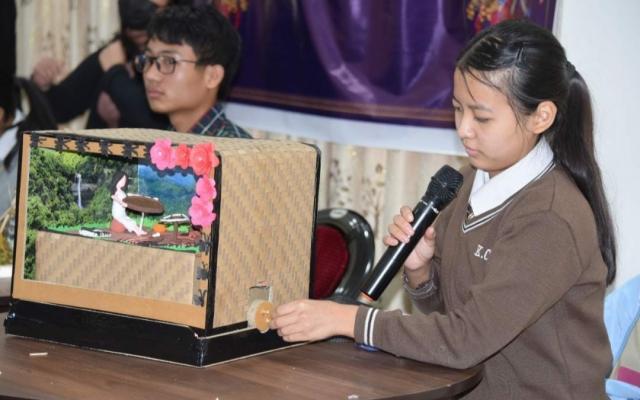 Lalruatfeli, a Mizo girl from Kids Care School, wins Visual Arts 3D Painting Competition at National Kala Utsav 2021