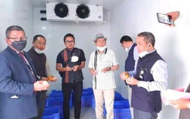 Deputy Chief Minister Tawnluia inaugurates the first solar cold storage in Mizoram